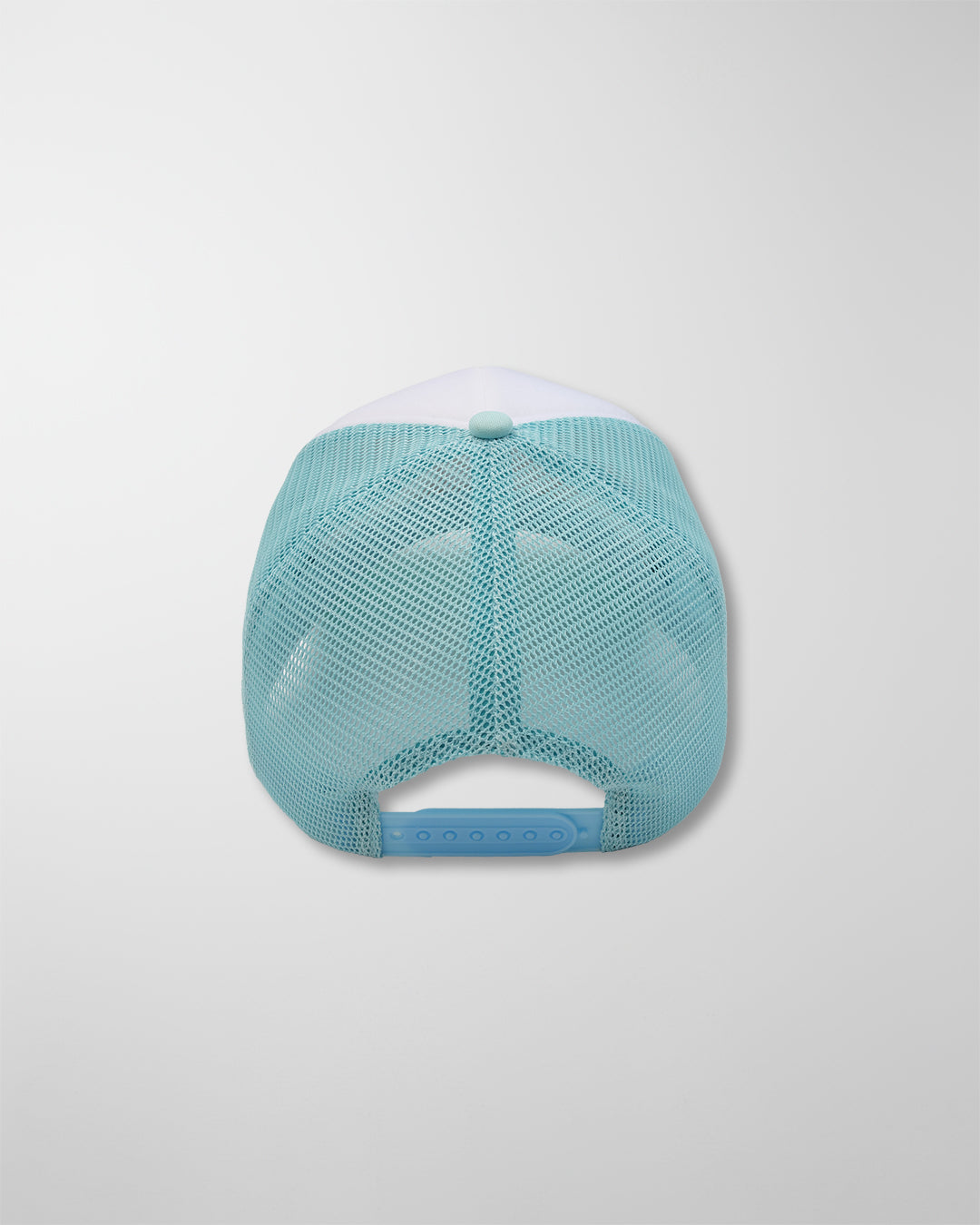 'ONLY LOST ONCE' AQUA TRUCKER CAP