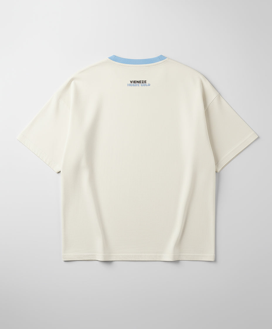 'HEART COLD' OFF-WHITE T-SHIRT