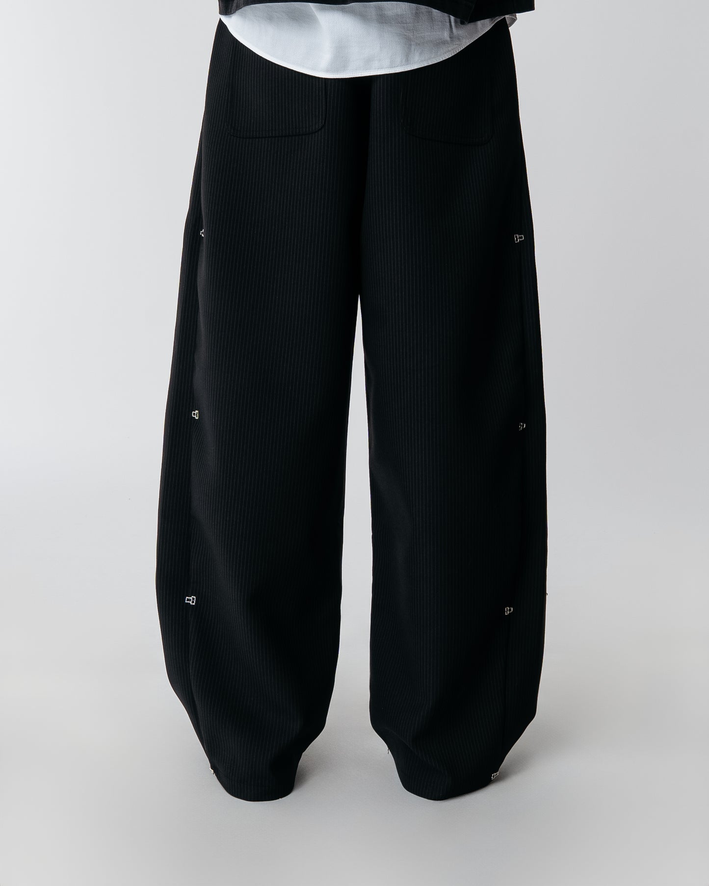 Pinstripe Modular Pants