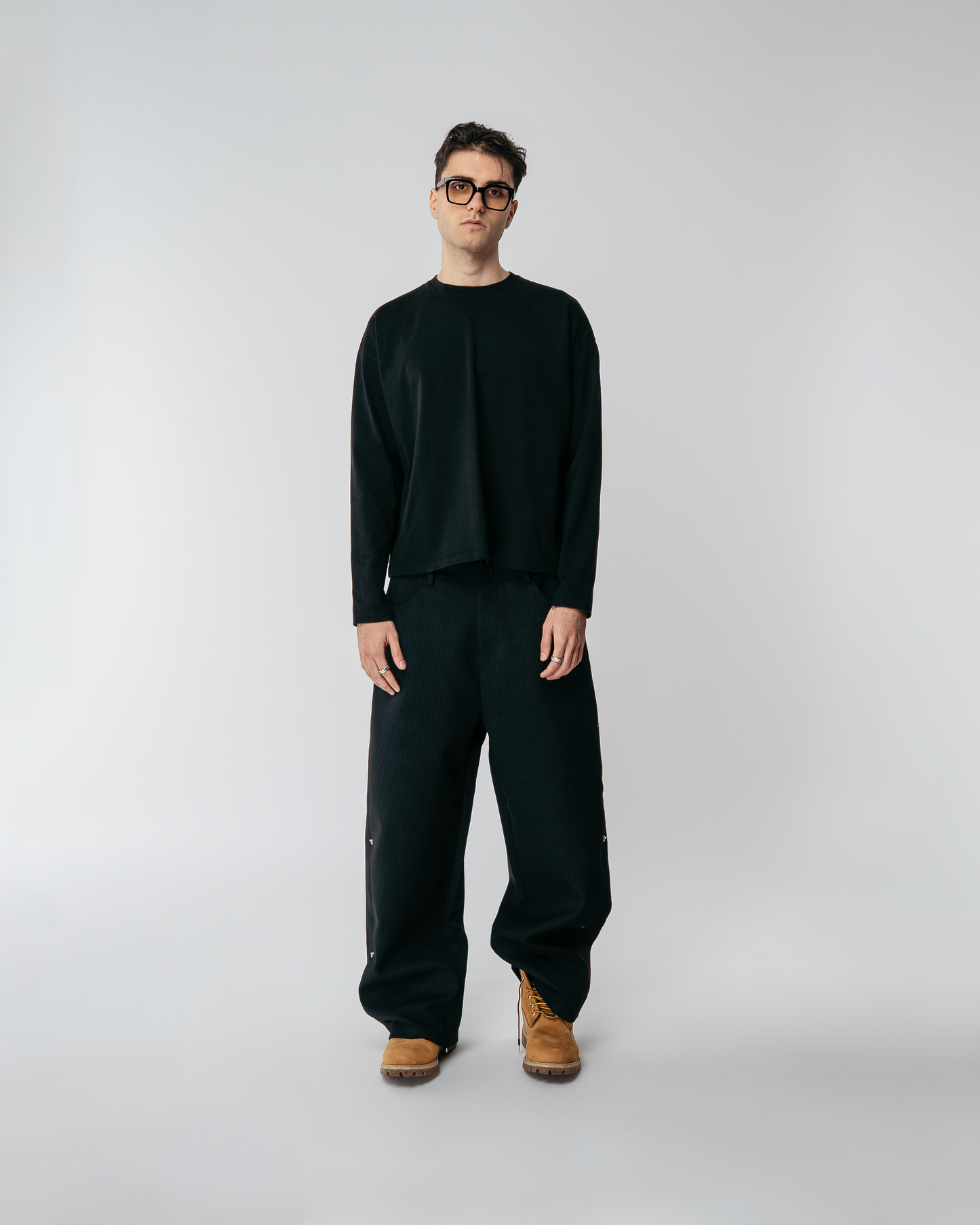 Pinstripe Modular Pants