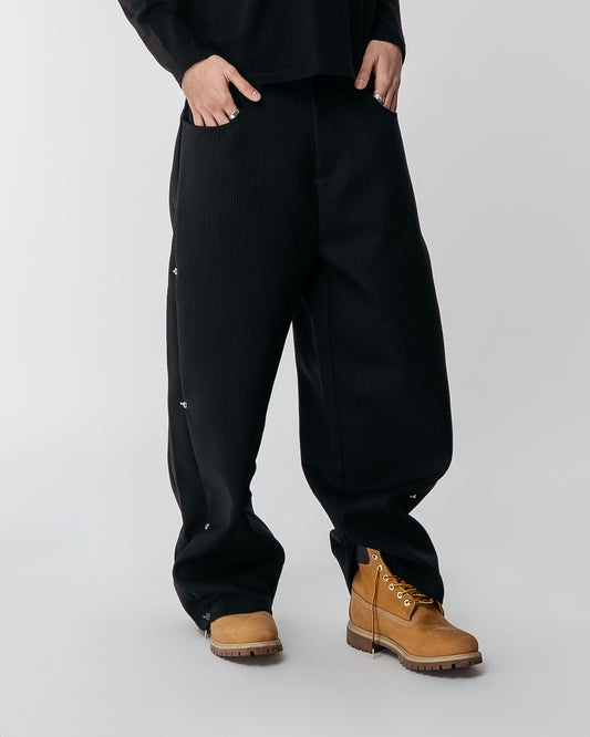 Pinstripe Modular Pants