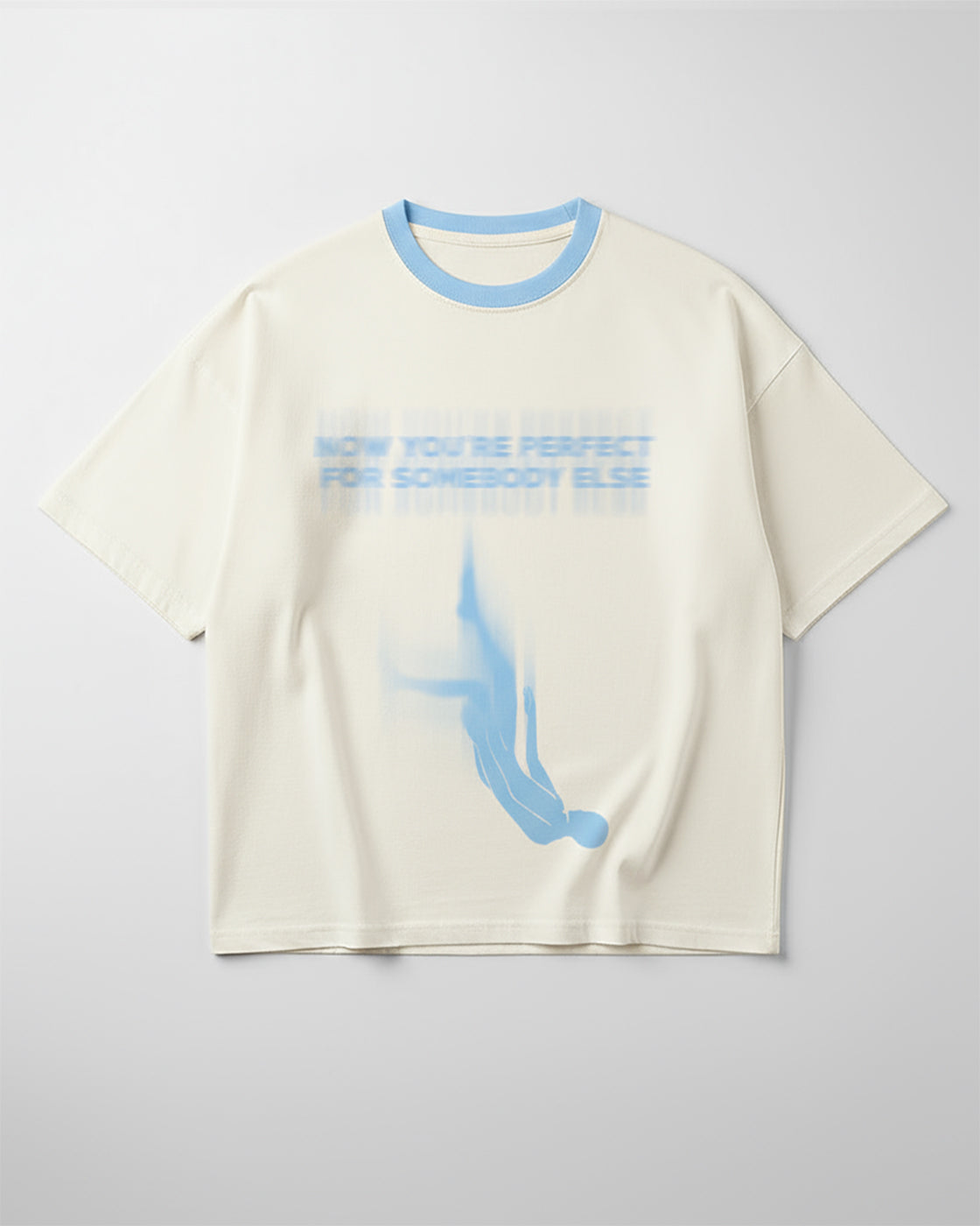 'HEART COLD' OFF-WHITE T-SHIRT