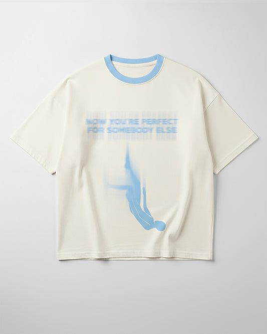 'HEART COLD' OFF-WHITE T-SHIRT