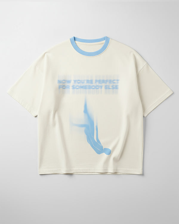'HEART COLD' OFF-WHITE T-SHIRT