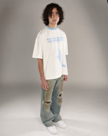 'HEART COLD' OFF-WHITE T-SHIRT