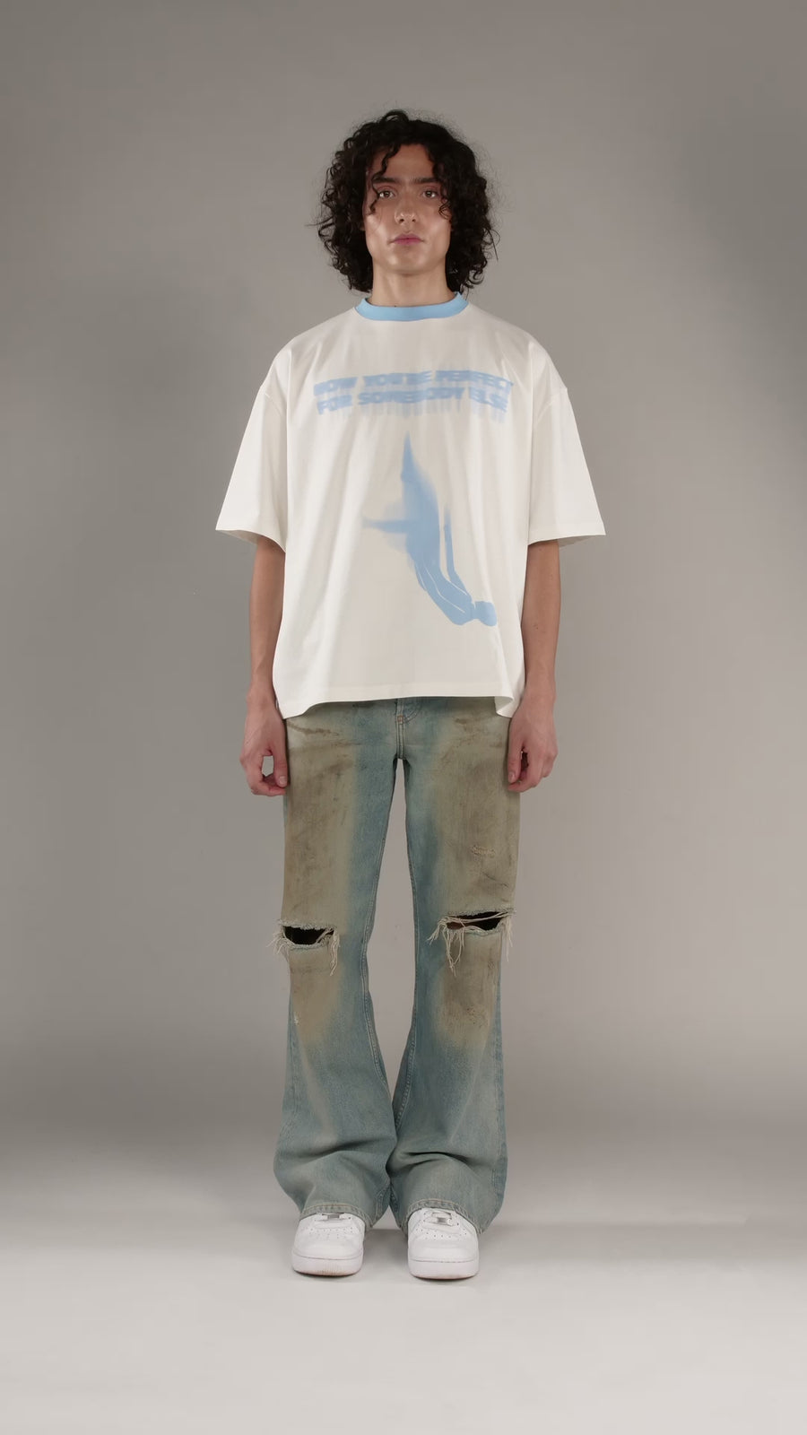 'HEART COLD' OFF-WHITE T-SHIRT