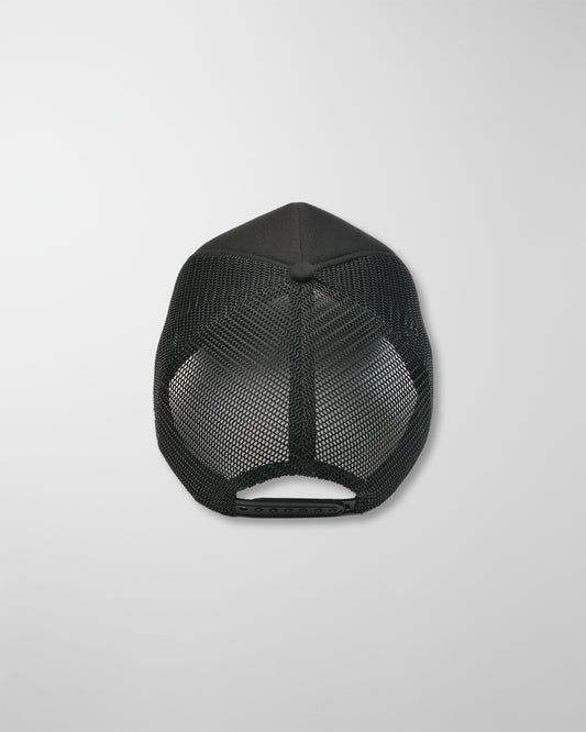 'ONLY LOST ONCE' BLACK TRUCKER CAP