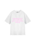 'NOT BE FLAWLESS' T-SHIRT SOFT PINK