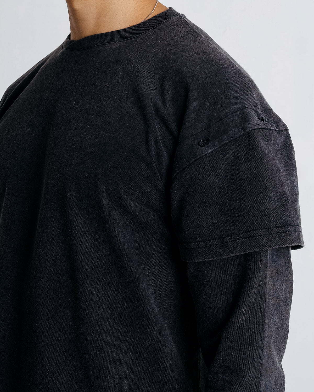 The Modular Basic Tee - washed black