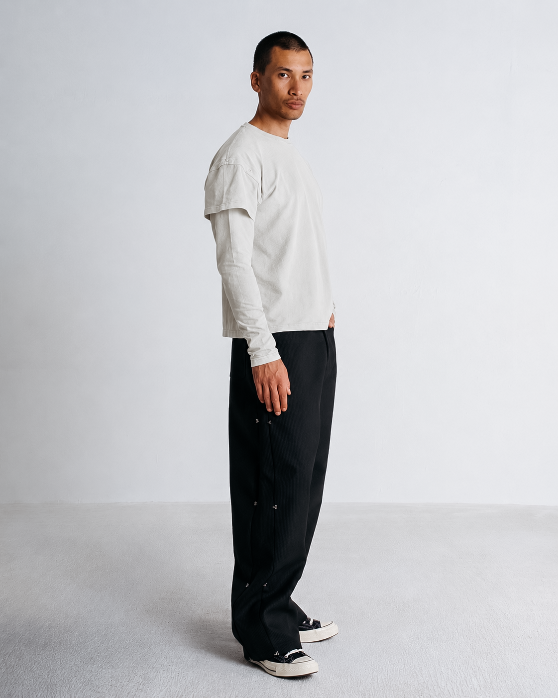 The Modular Basic Tee - cream