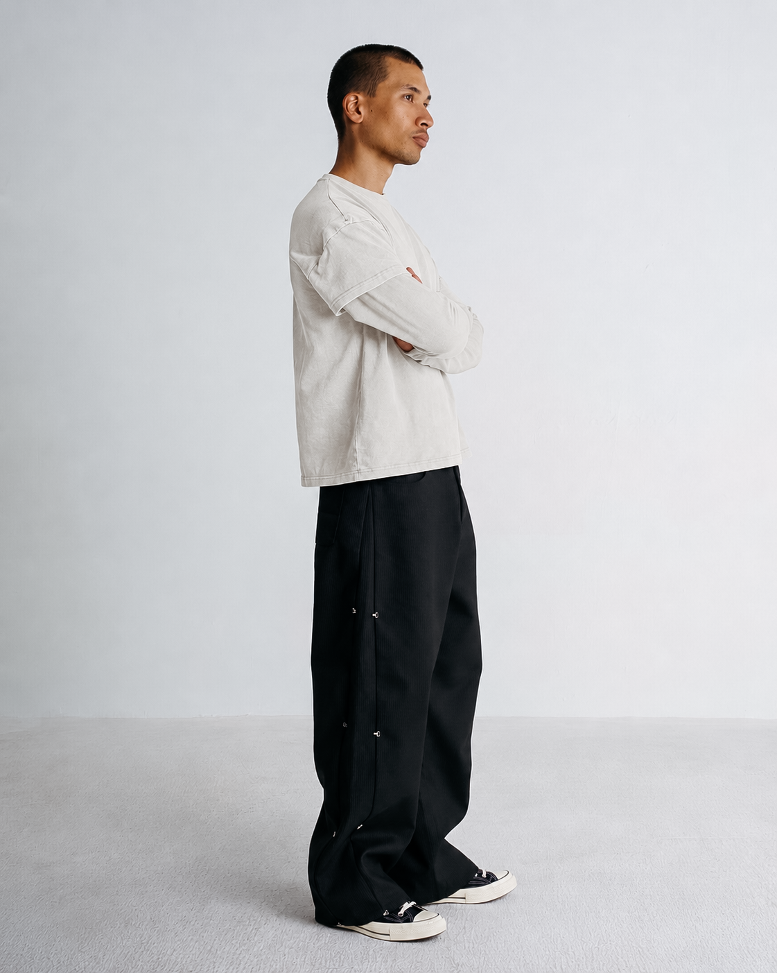 The Modular Basic Tee - cream