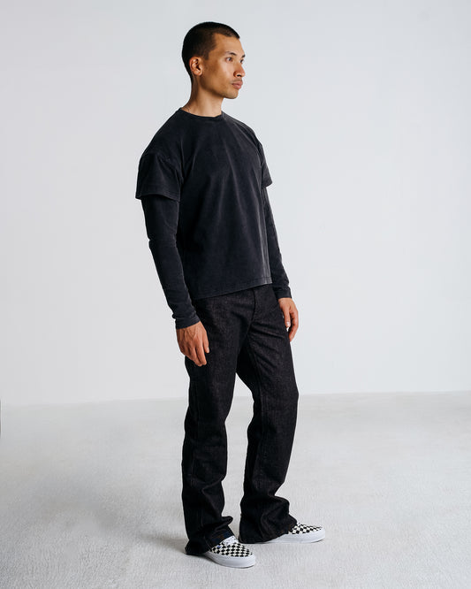 Modular Basic Tee - washed black