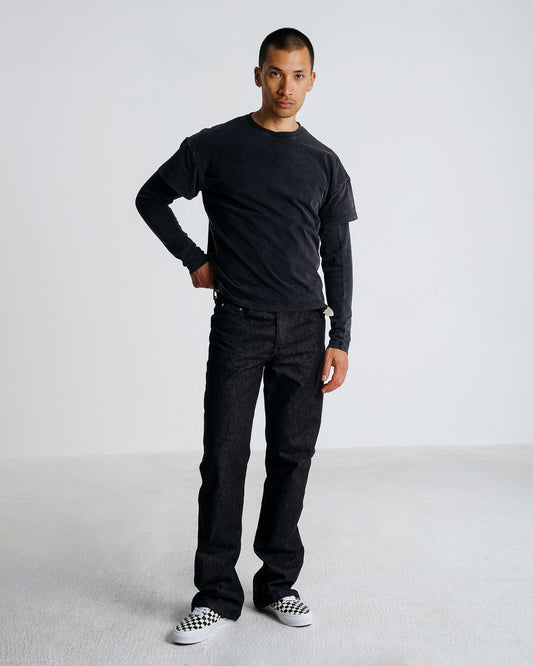Modular Basic Tee - washed black