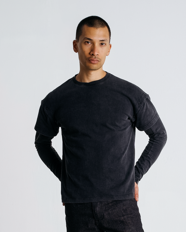The Modular Basic Tee - washed black