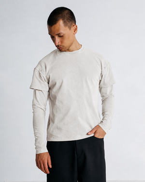 Modular Basic Tee - cream