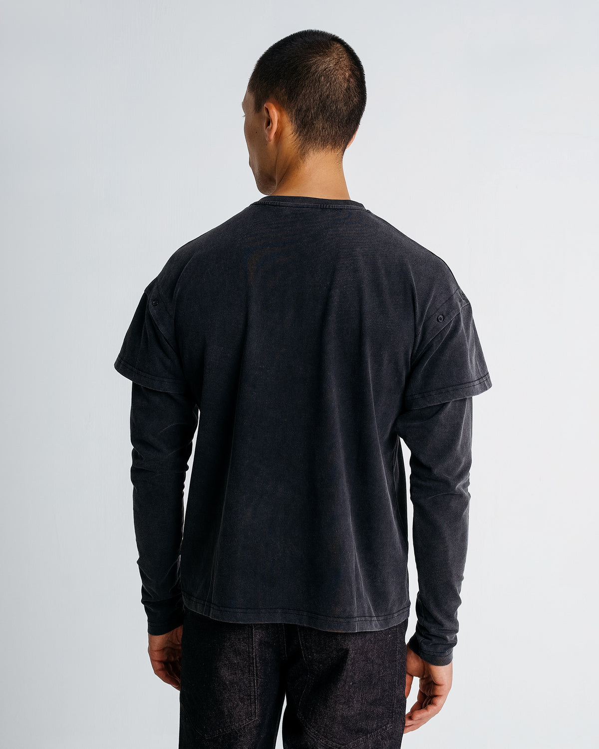 The Modular Basic Tee - washed black